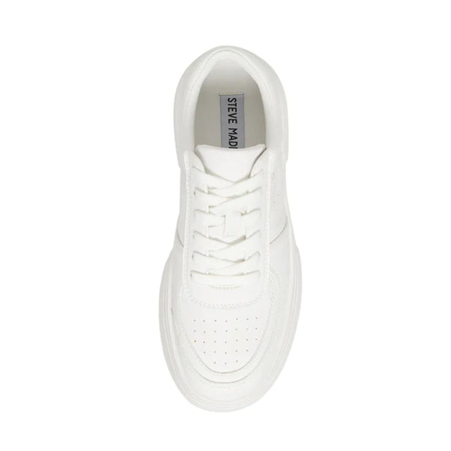 Women Pink Desert | Steve Madden Perrin White Sneakers