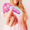 Women Pink Desert | The Barbie Jacket Sticker In Pink