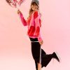 Women Pink Desert Tops | The Bold Heart Sweater In Pink