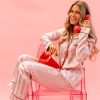 Women Pink Desert Sets & Jumpsuits | The Satin Pajamas In Dusty Pink