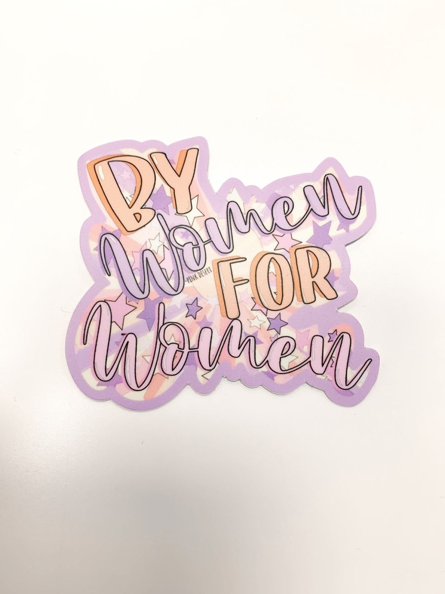 Women Pink Desert | The Pink Desert By Women For Women Sticker