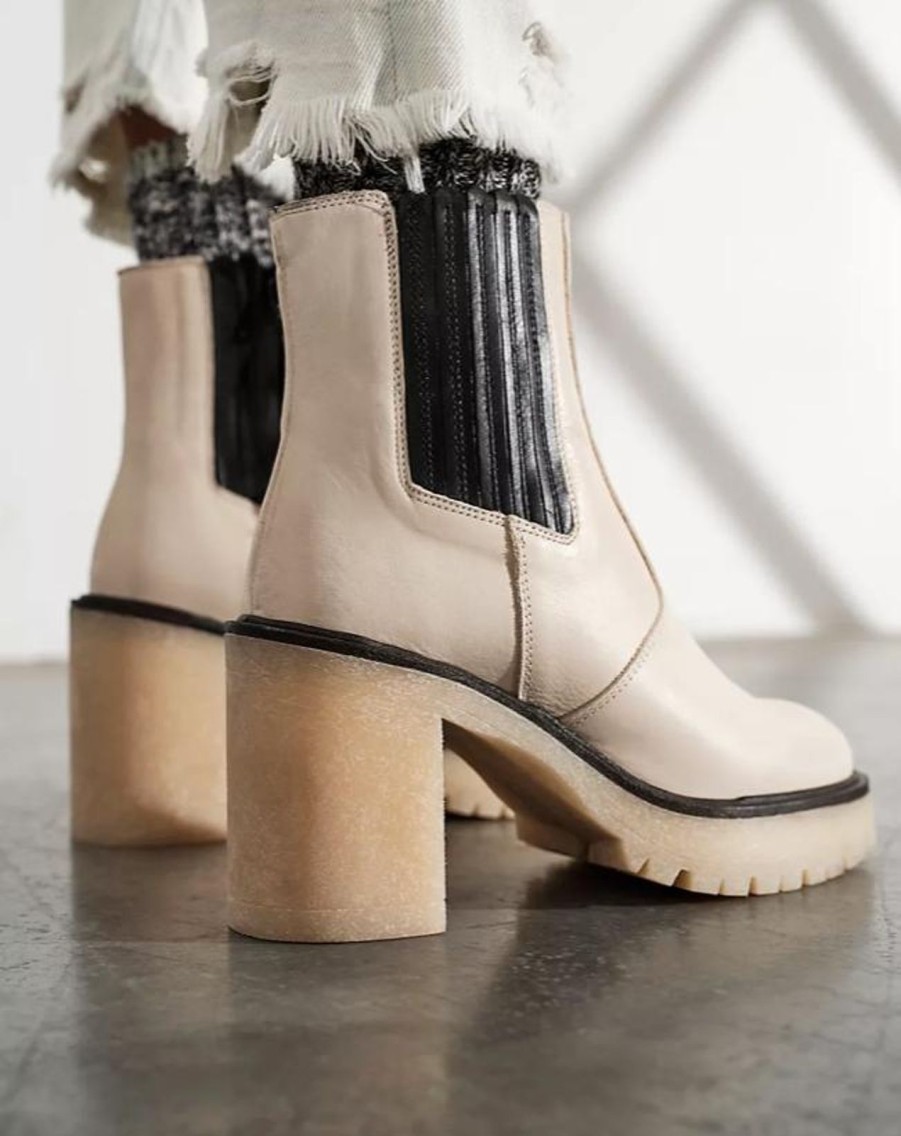 Women Pink Desert | The Free People James Chelsea Boot In White