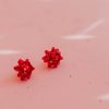 Women Pink Desert | The Christmas Gift Bow Earring In Red